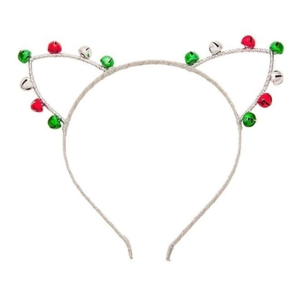 NWT Celebrate Together Cat Ears Headband in Silver